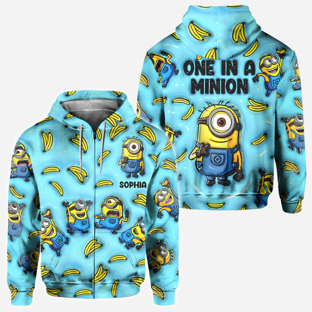 Personalized Minion All Over Shirt Custom Name Birthday Gift All Over Shirt GradoCreations