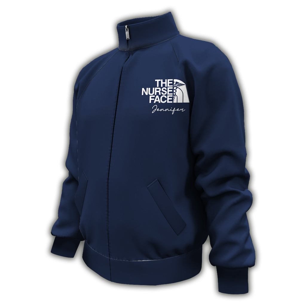 Personalized Nurse Zip Jacket Custom Name Gift for Nurses Zip Jacket GradoCreations