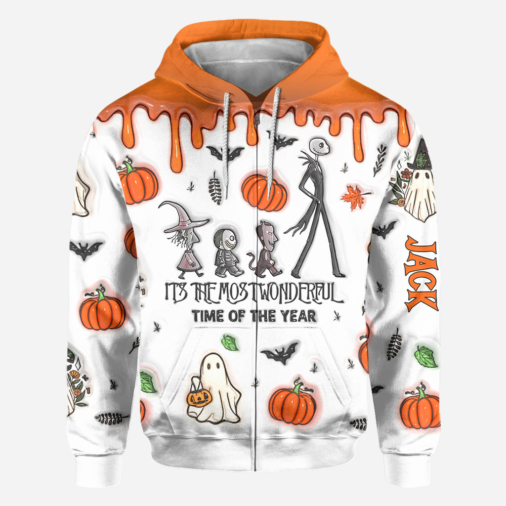Personalized Nightmare Before Christmas All Over Shirt for Halloween All Over Shirt GradoCreations