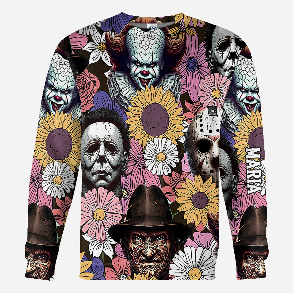 Personalized Horror Themed All Over Shirt Custom Design Gift All Over Shirt GradoCreations
