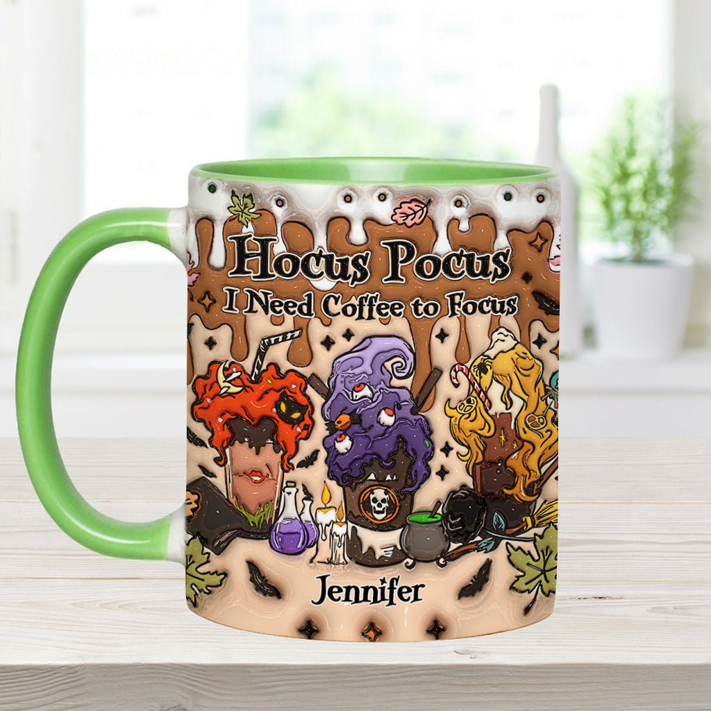 Personalized Three Witches Accent Mug for Fall Coffee Lovers Accent Mug GradoCreations