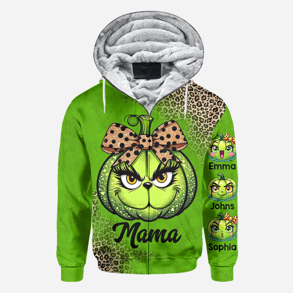 Personalized Grinchy Mama All Over Shirt Christmas Gift All Over Shirt GradoCreations