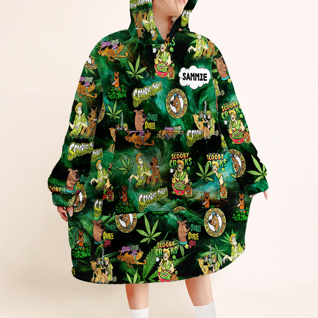 Personalized Blanket Hoodie for Dog Lovers | Unique Custom Gift Blanket Hoodie GradoCreations