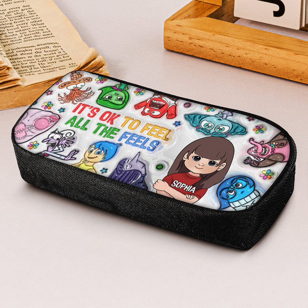 Personalized Kids Pencil Case with Fun Characters & Custom Name Pencil Case GradoCreations