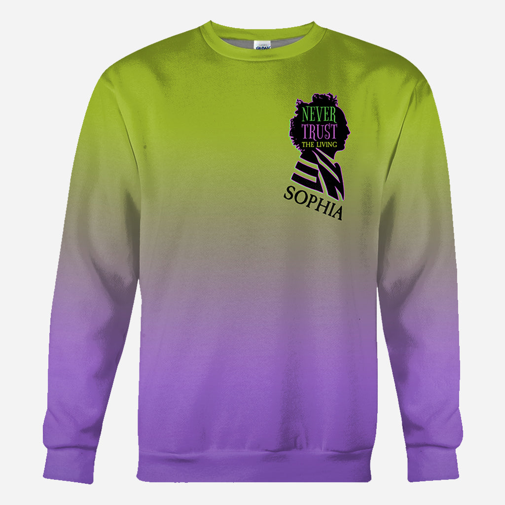 Personalized All Over Shirt Never Trust The Living Unique Gift All Over Shirt GradoCreations