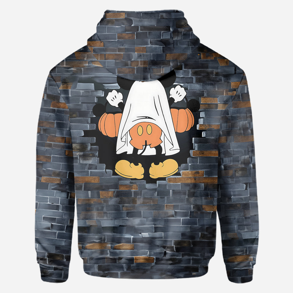 Funny Personalized Ghost Mouse All Over Shirt for Kids & Adults All Over Shirt GradoCreations