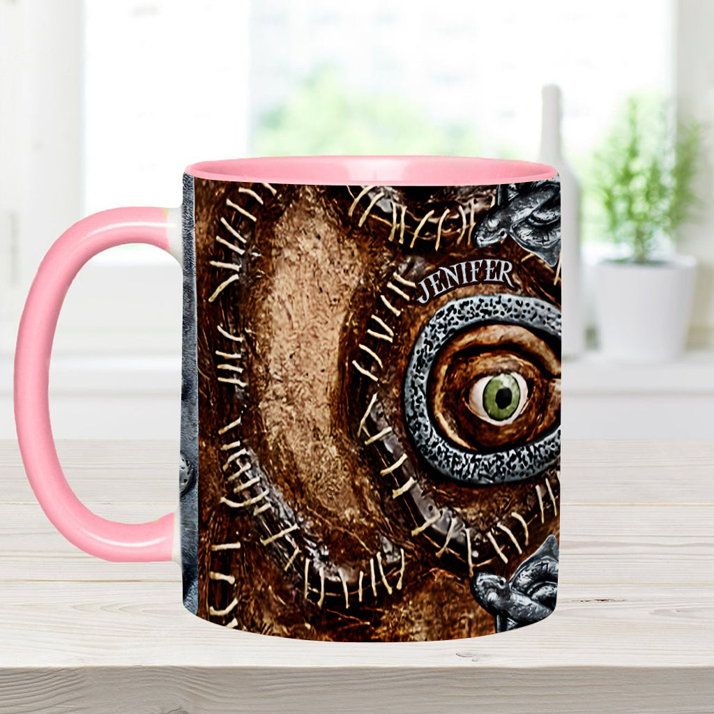 Personalized Three Witches Accent Mug Custom Name Gift for Halloween Accent Mug GradoCreations