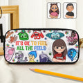 Personalized Kids Pencil Case with Fun Characters & Custom Name Pencil Case GradoCreations