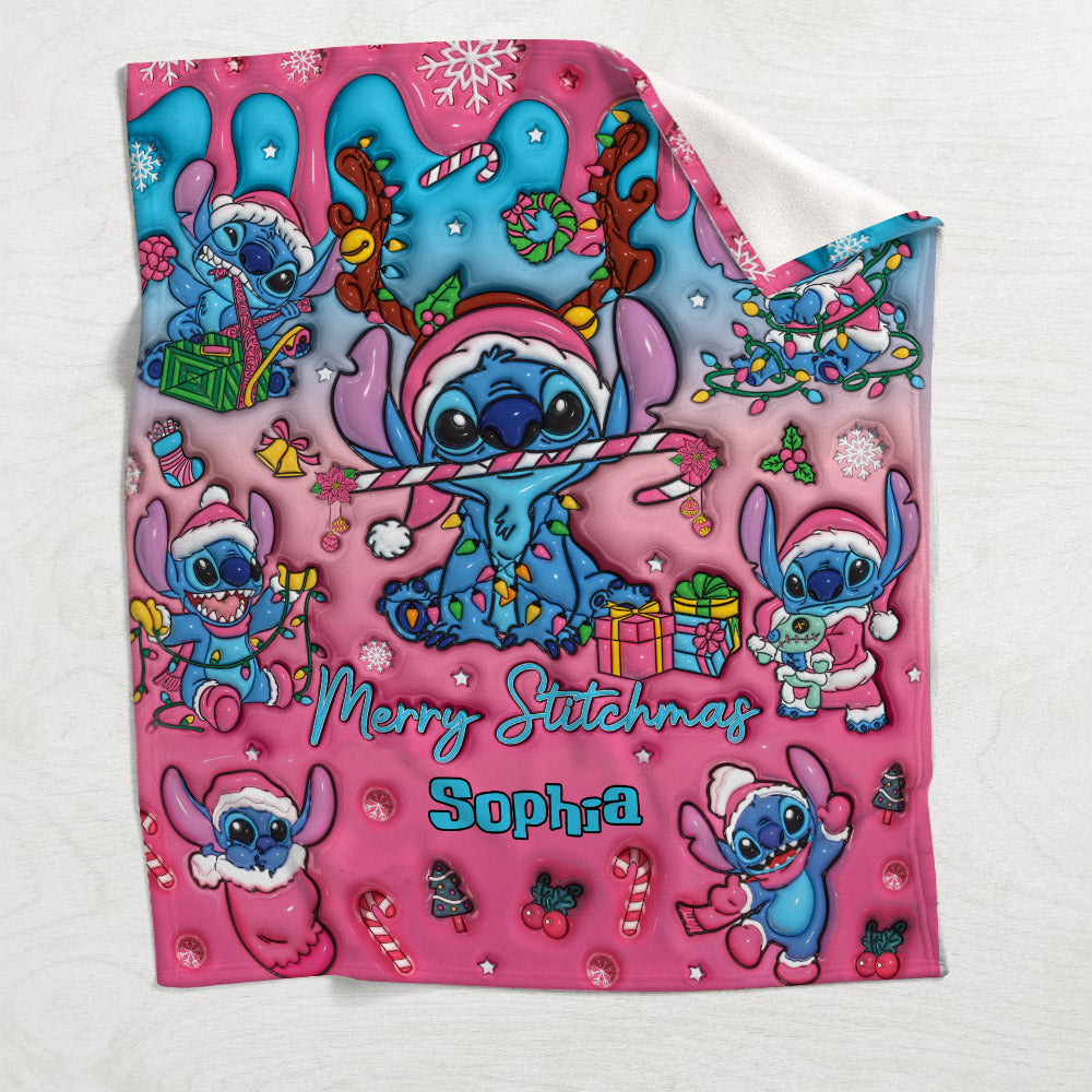 Personalized Ohana Blanket Custom Name Christmas Gift Blanket GradoCreations