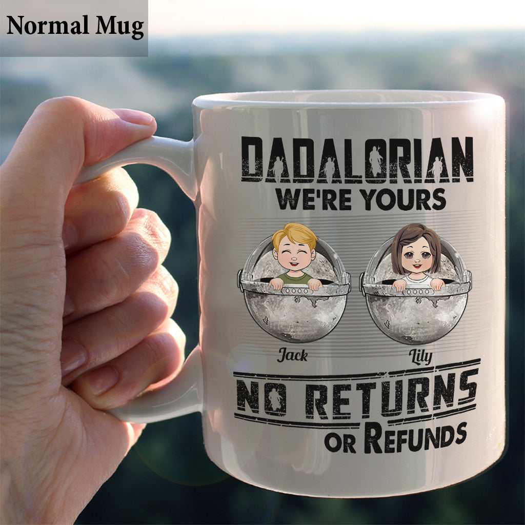 Personalized Dadalorian Mug Custom Family Design Gift Mug GradoCreations
