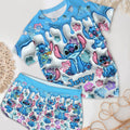 Personalized Ohana All Over Shirt & Shorts Set for Family All Over Shirt & Women Shorts GradoCreations