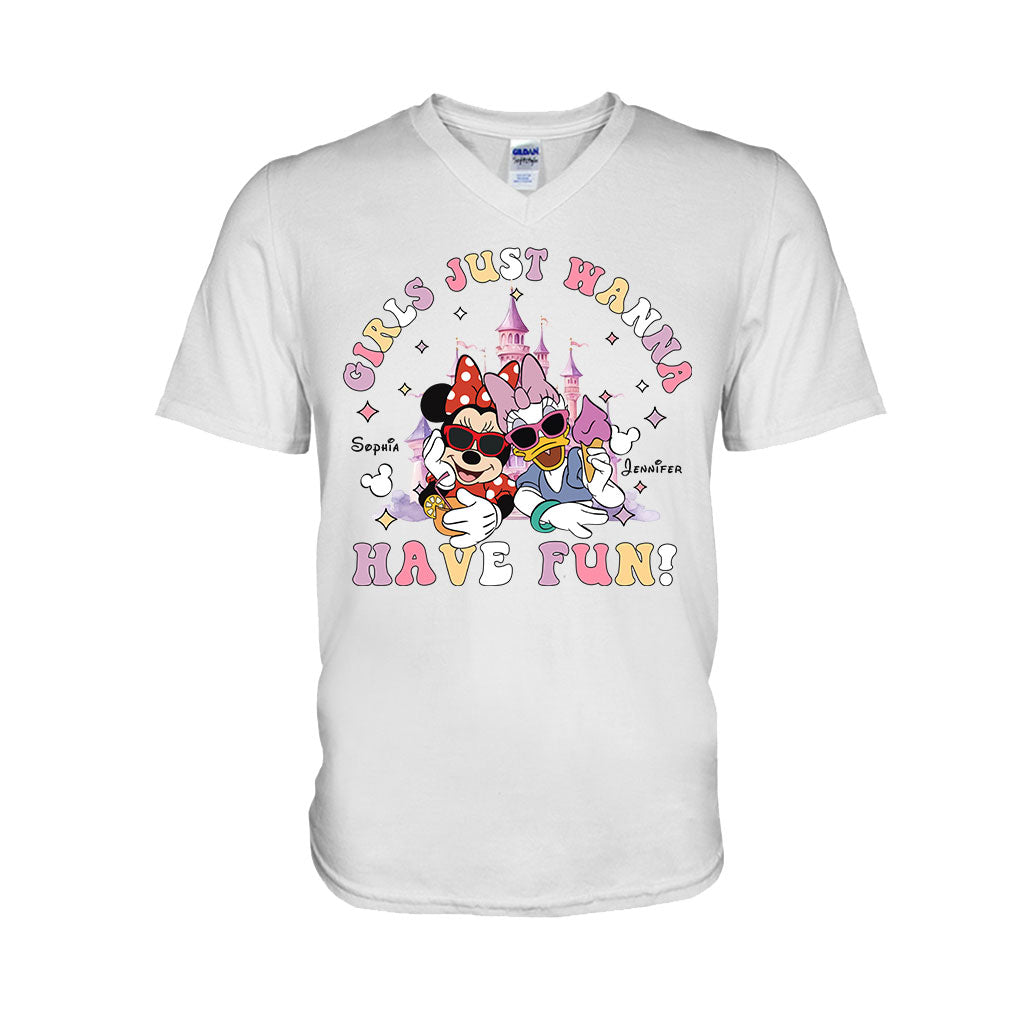 Personalized Girls Just Wanna Have Fun T-shirt & Hoodie for Kids T-shirt & Hoodie GradoCreations
