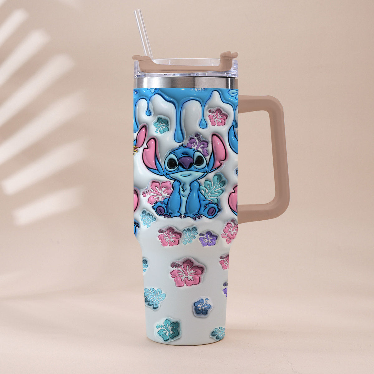 Personalized Ohana Tumbler with Handle Custom Name Gift for Family Tumbler With Handle GradoCreations