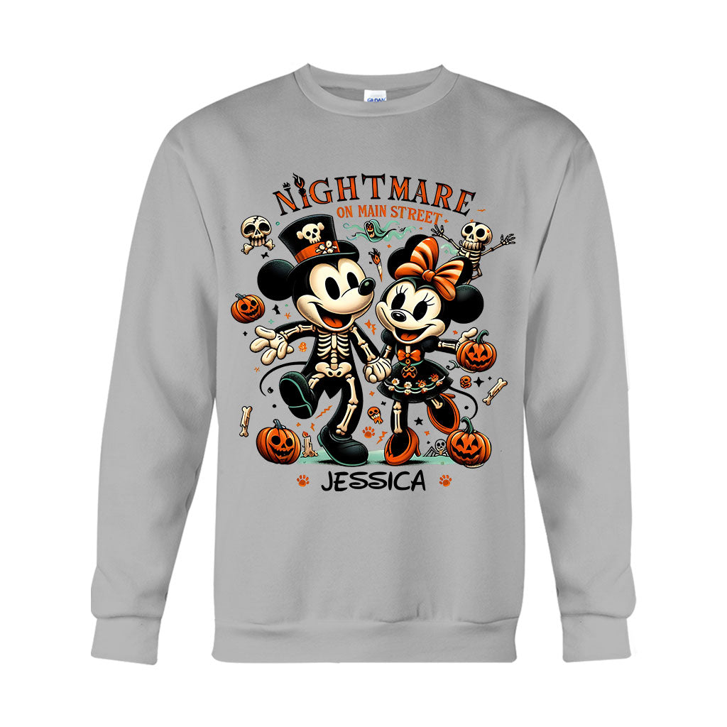 Personalized Nightmare On Main Street T-shirt & Hoodie for Halloween Gift T-shirt & Hoodie GradoCreations