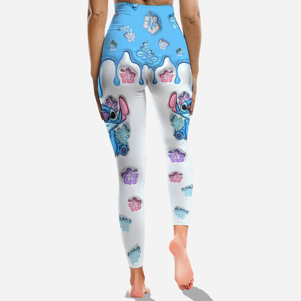 Personalized Ohana Cross Tank Top & Leggings Set for Mom Cross Tank Top & Leggings GradoCreations