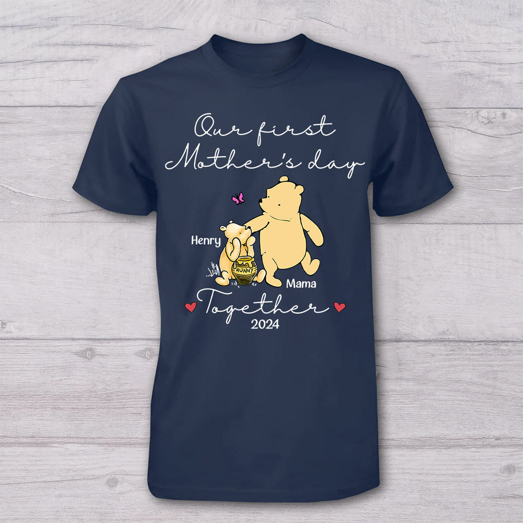 Personalized Mouse T-shirt and Baby Onesie for First Mother's Day Gift T-shirt And Baby Onesie GradoCreations