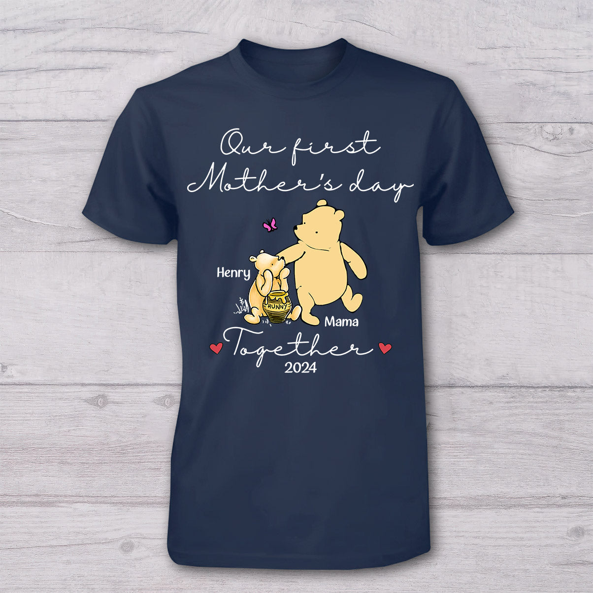 Personalized Mouse T-shirt and Baby Onesie for First Mother's Day Gift T-shirt And Baby Onesie GradoCreations