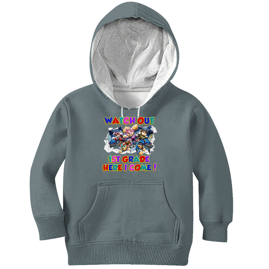 Personalized Kids T-Shirt with Watch Out Design for Back to School Kid Shirt GradoCreations