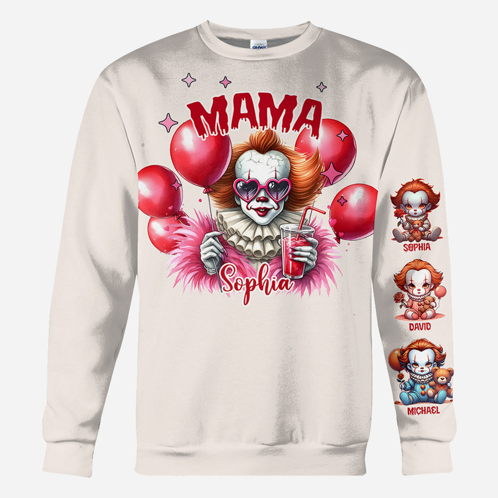 Personalized Scary Mama All Over Shirt Custom Name Gift All Over Shirt GradoCreations