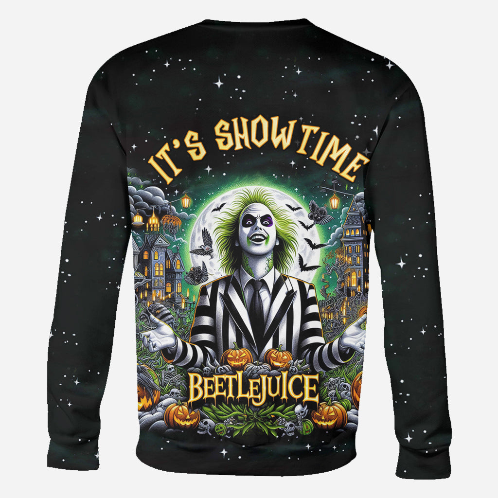 Personalized Beetlejuice All Over Shirt Custom Name Halloween Gift All Over Shirt GradoCreations