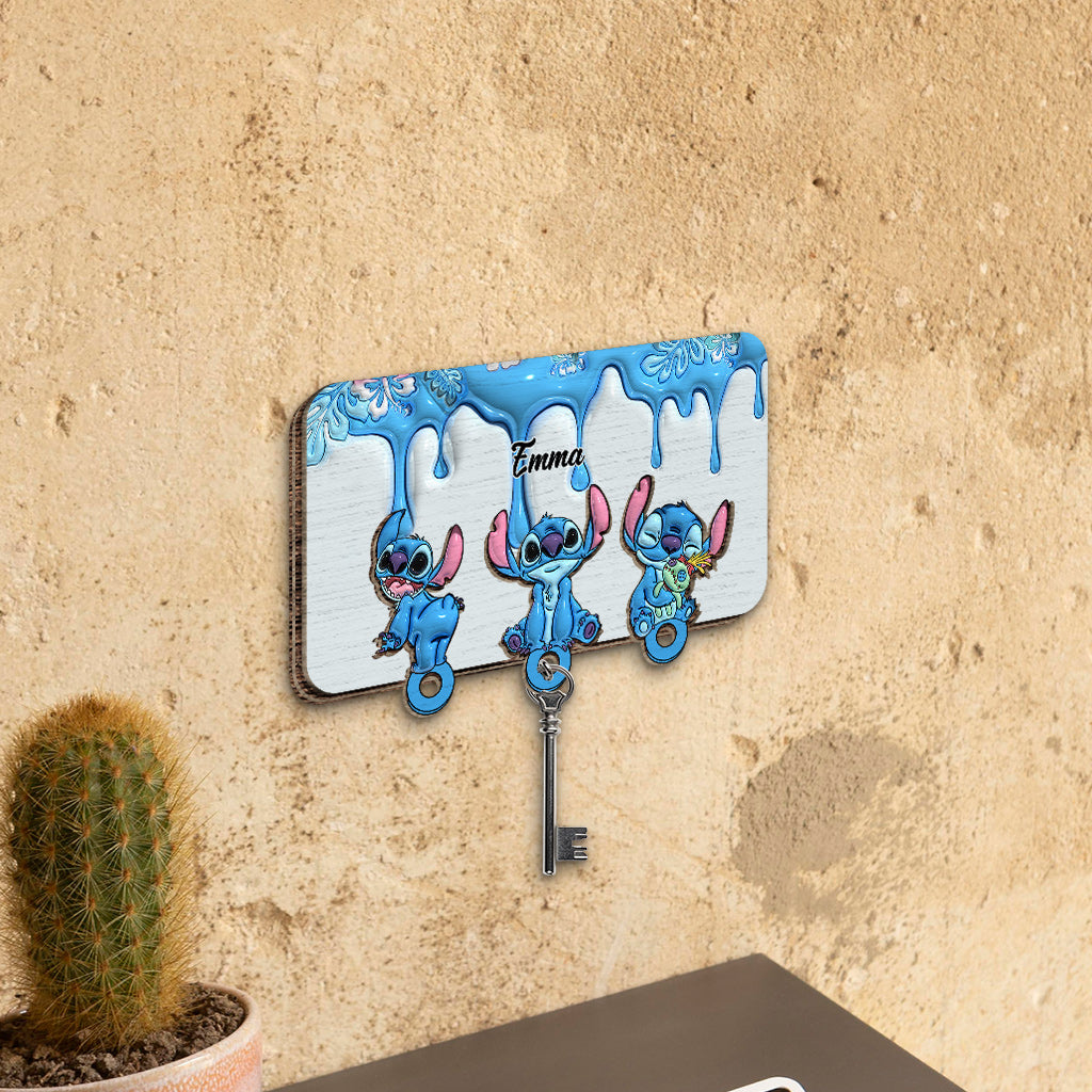 Personalized Ohana Key Holder Custom Name Gift for Home Key Holder GradoCreations