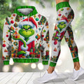 Personalized Grinchmas Hoodie and Leggings Set Custom Name Christmas Gift Hoodie & Leggings GradoCreations