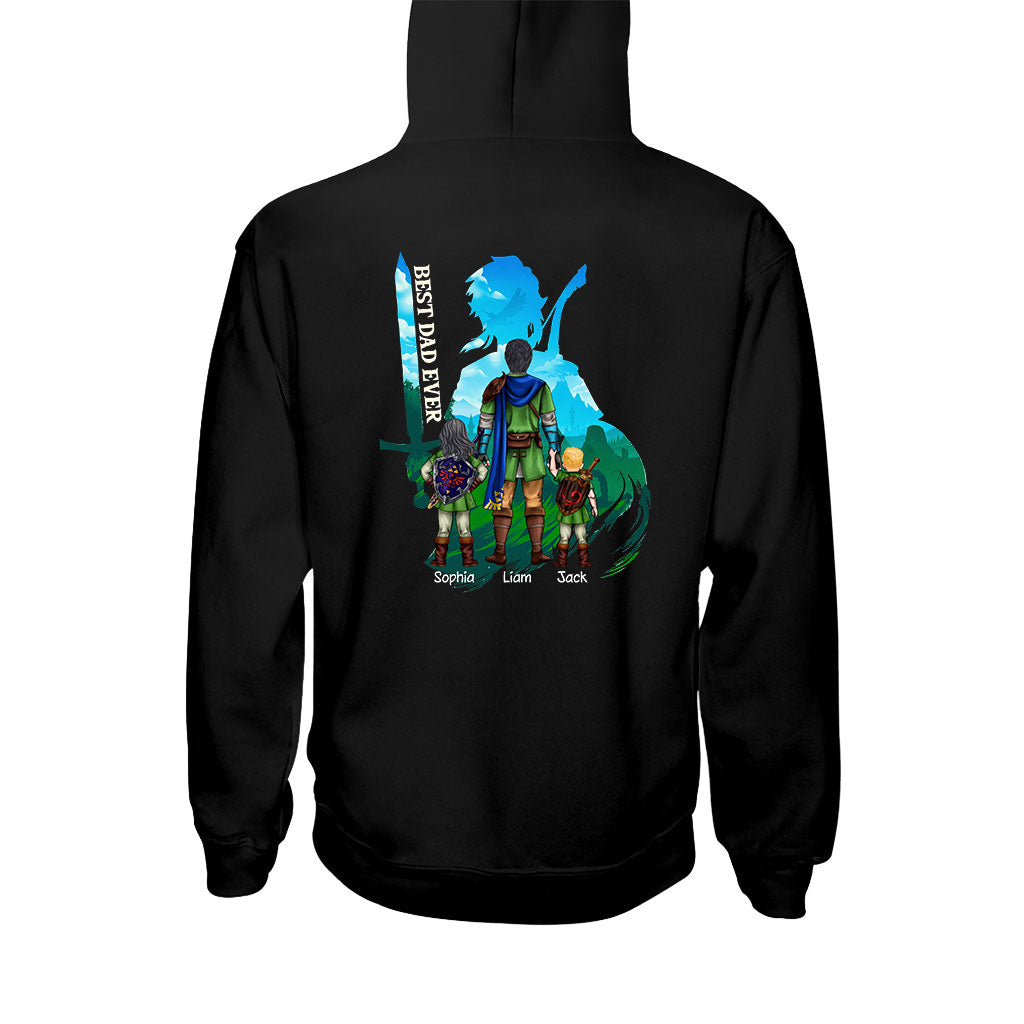 Personalized Legend of Dad T-Shirt & Hoodie Custom Name Gift for Father's Day T-shirt And Hoodie GradoCreations