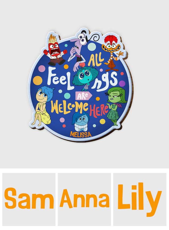 Personalized Shaped Car Visor Clip All Feelings Welcome Gift Shaped Car Visor Clip GradoCreations