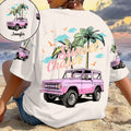 Personalized Sunset Chaser All Over Shirt with Custom Name for Beach Lovers All Over Shirt GradoCreations