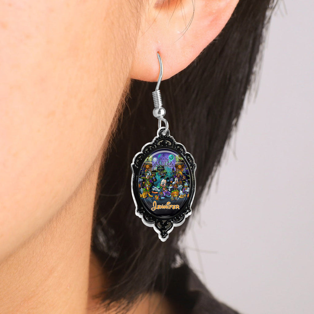 Personalized Halloween Themed Mouse Earrings Gift for Her Earrings GradoCreations