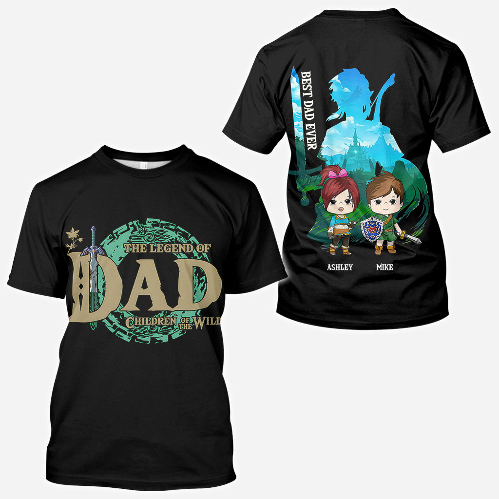 Personalized All Over Shirt The Legend of Dad/Mom Gift Idea All Over Shirt GradoCreations