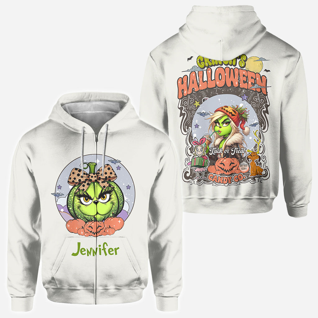 Personalized Christmas All-Over Shirt Cute Pumpkin Design Gift All Over Shirt GradoCreations