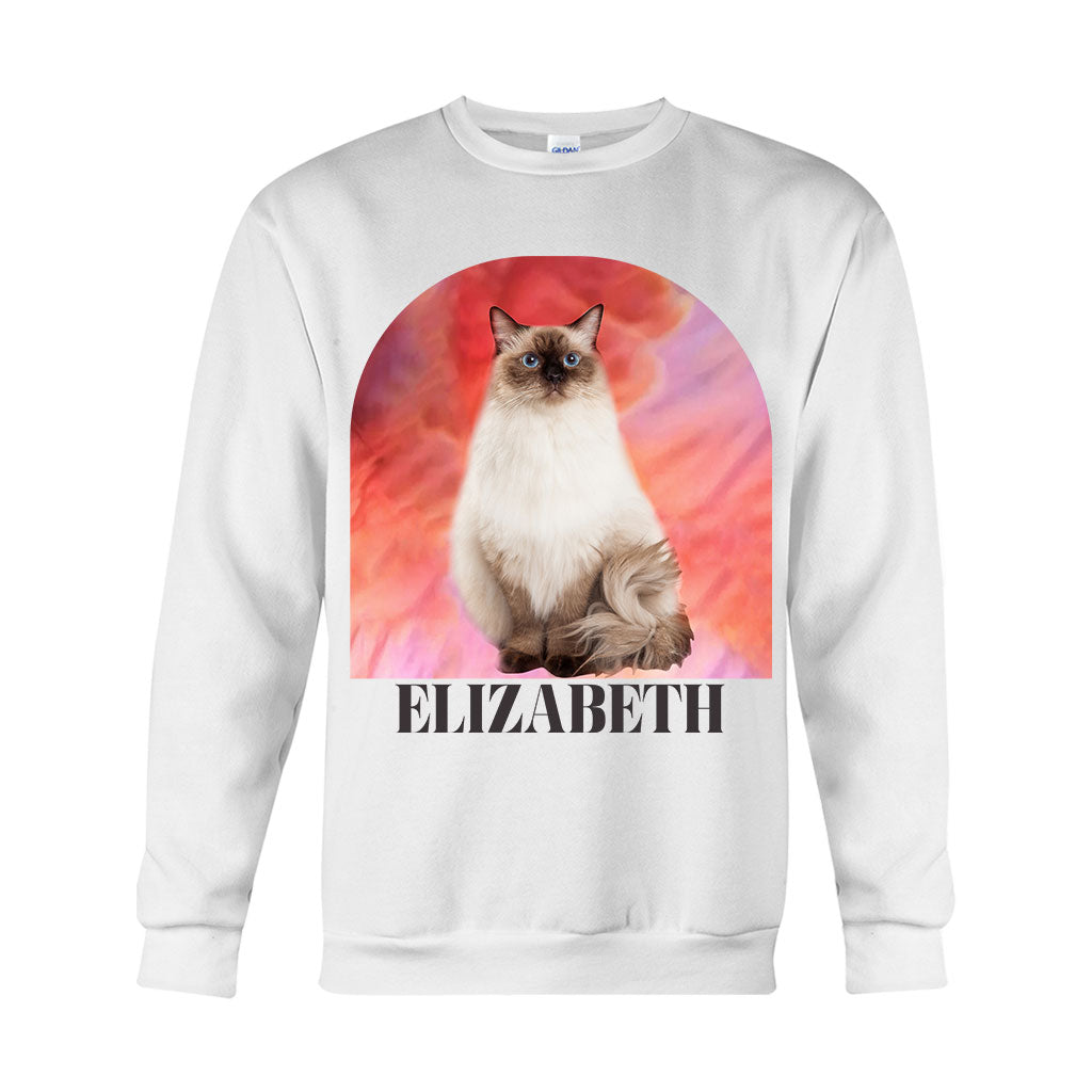 Personalized Cat T-Shirt & Hoodie Custom Name Gift for Cat Lovers T-shirt & Hoodie GradoCreations