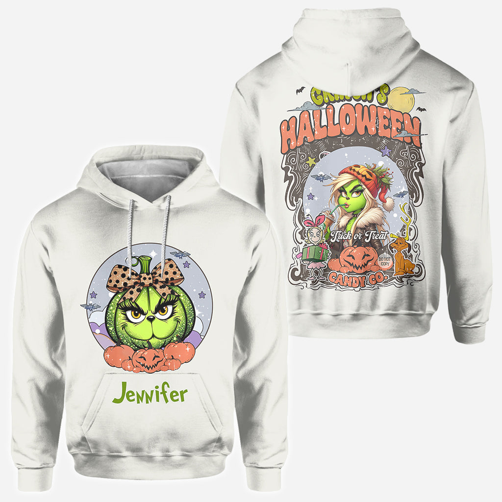 Personalized Christmas All-Over Shirt Cute Pumpkin Design Gift All Over Shirt GradoCreations