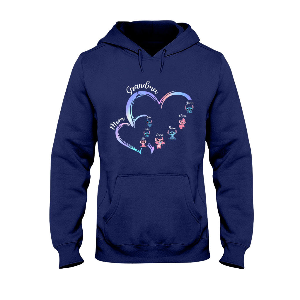 Personalized Grandma T-Shirt & Hoodie with Ohana Design for Family Gifts T-shirt & Hoodie GradoCreations