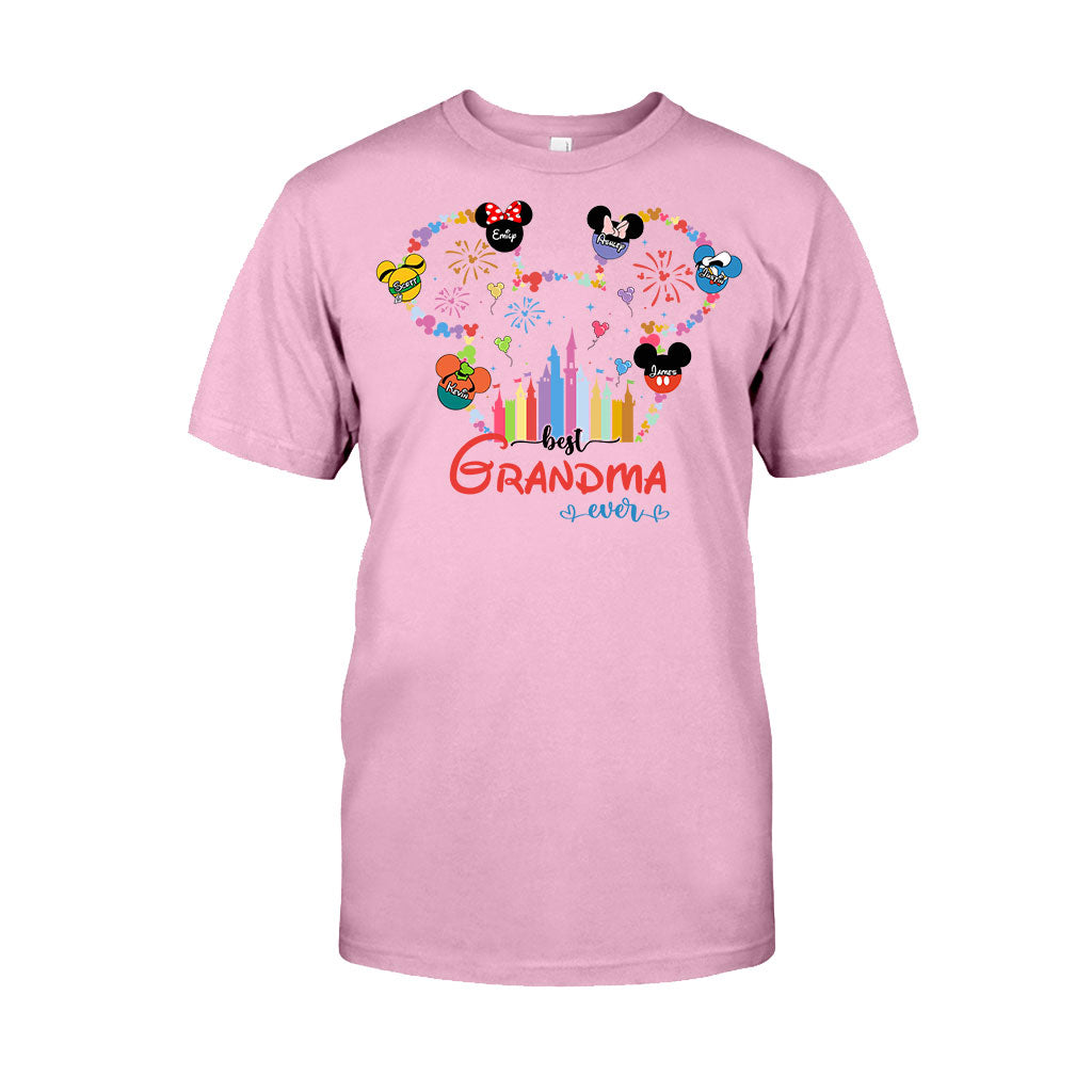 Personalized Best Grandma Ever T-Shirt & Hoodie Gift for Mom T-shirt & Hoodie GradoCreations