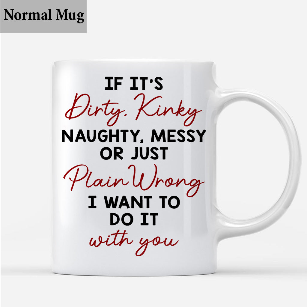 Personalized Kinky Couple Mug Custom Name Gift for Valentine's Day Mug GradoCreations