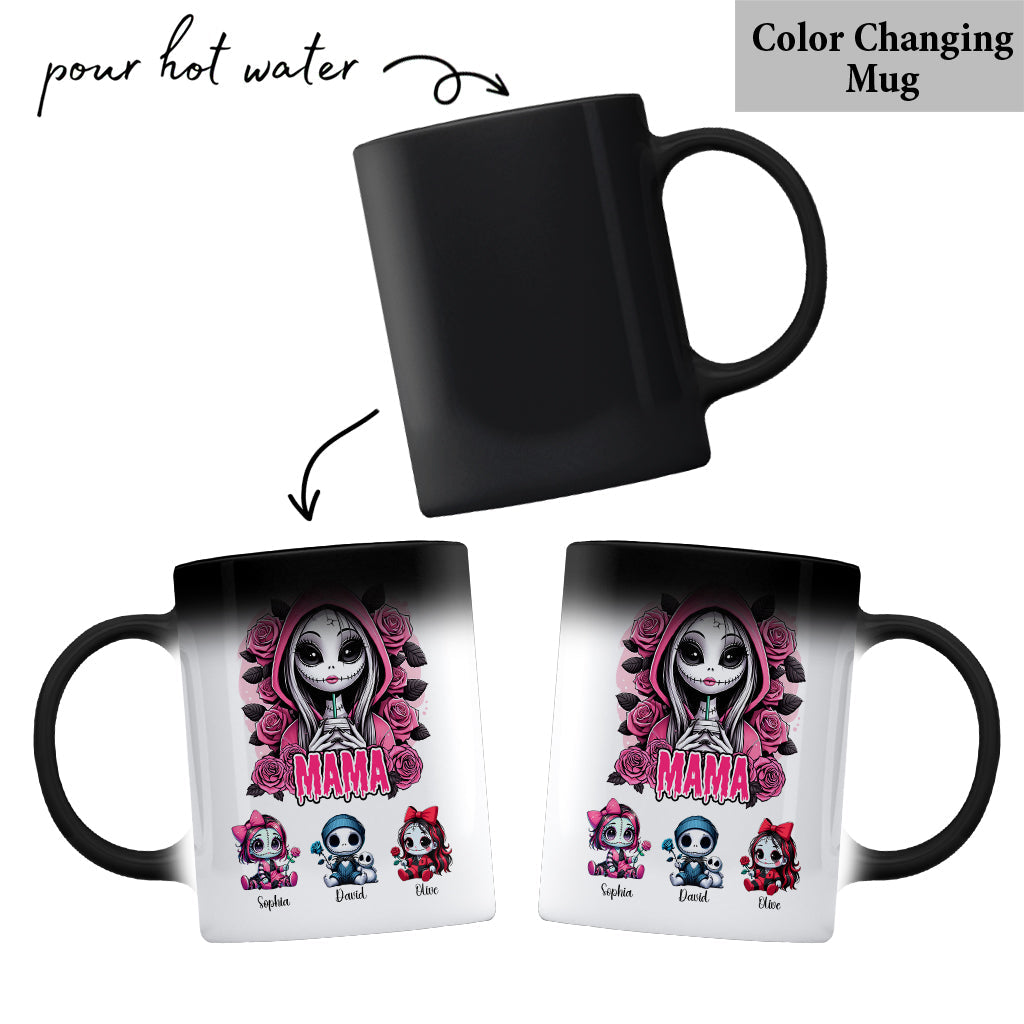 Personalized Nightmare Mug with Custom Name for Mom | Halloween Gift Mug GradoCreations