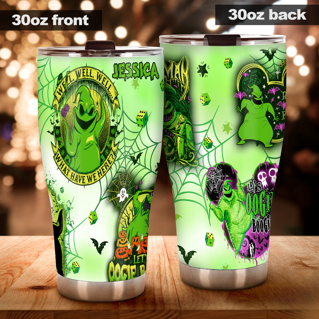 Personalized Oogie Boogie Halloween Tumbler Custom Gift Tumbler GradoCreations
