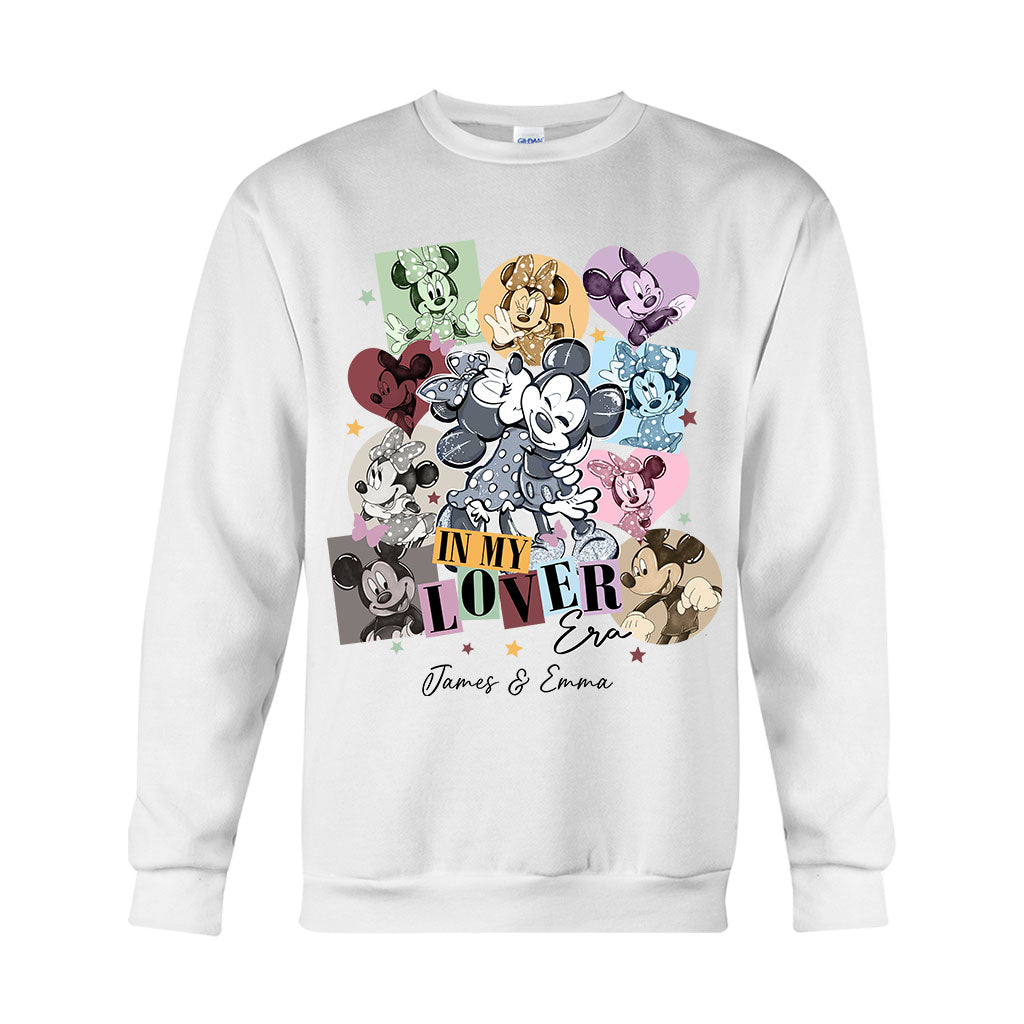 Personalized Couple T-Shirt and Hoodie In My Lover Era Gift for Engagement/Anniversary T-shirt & Hoodie GradoCreations