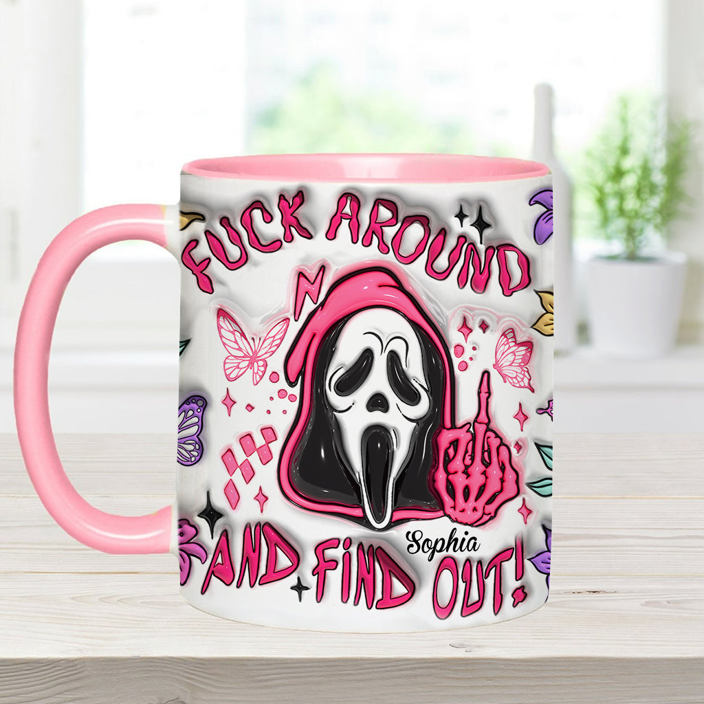 Personalized Funny Accent Mug Custom Name Gift for Friend Accent Mug GradoCreations