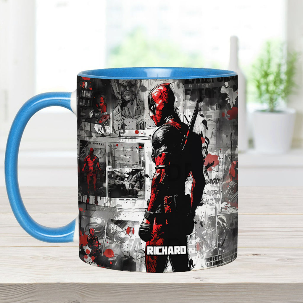 Personalized Psychopath Accent Mug Custom Name Gift Idea Accent Mug GradoCreations