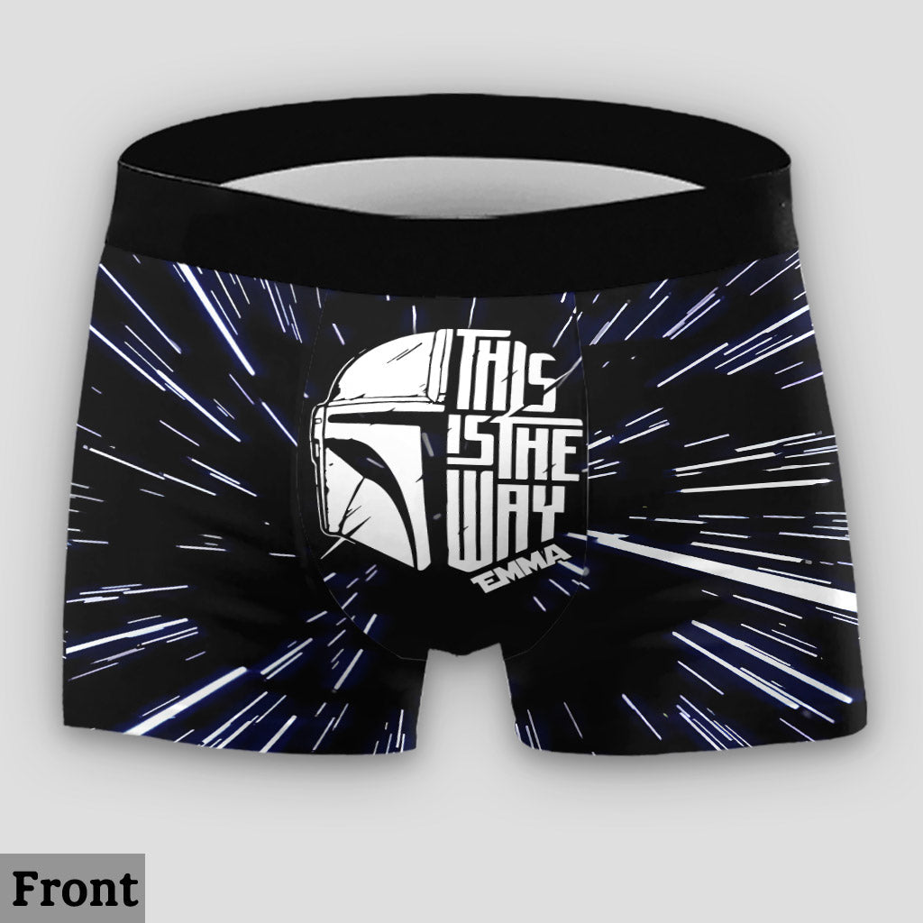 Personalized Star Wars Briefs & Boxer Briefs Gift for Couple Lace Border Women Briefs And Men’s Boxer Briefs GradoCreations