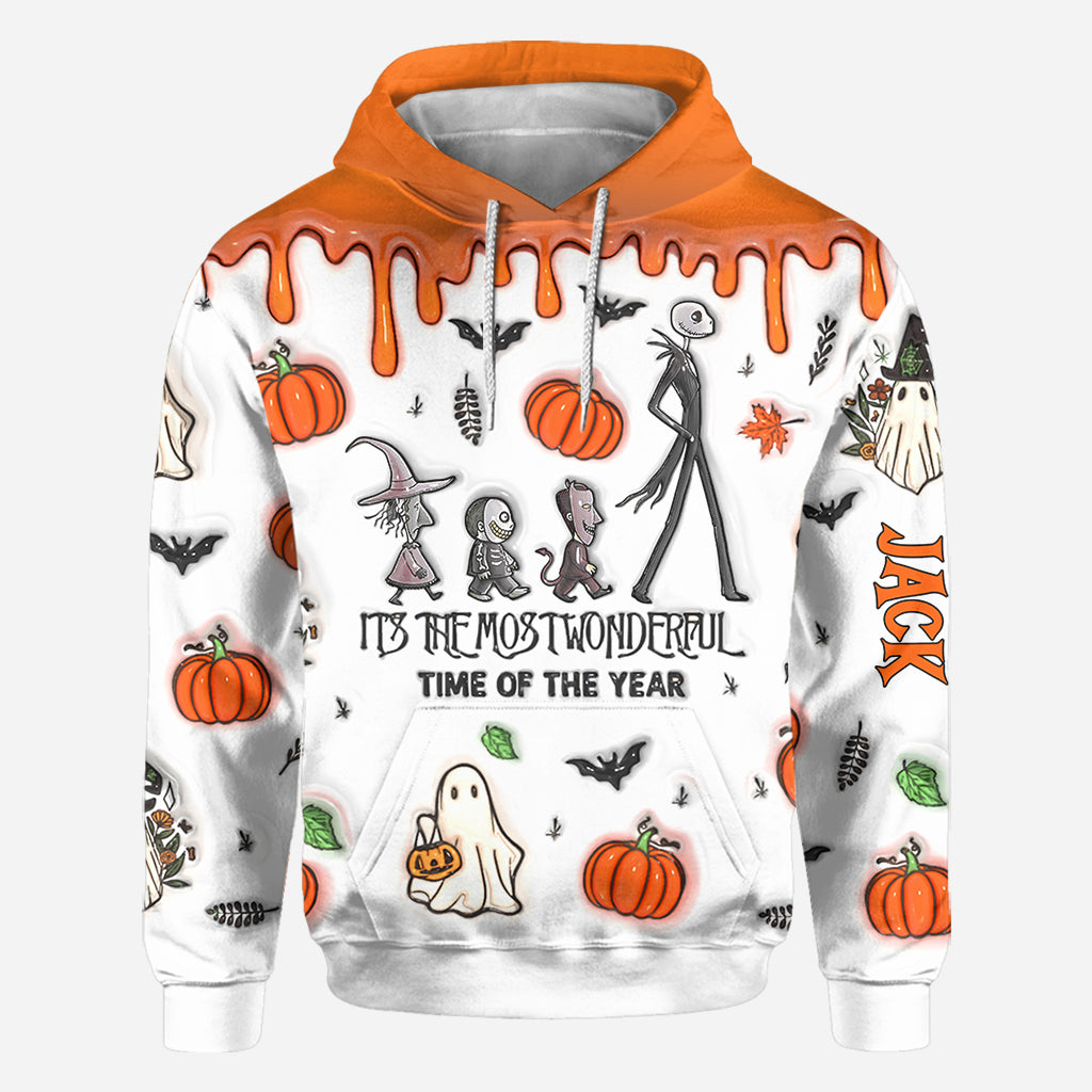 Personalized Nightmare Before Christmas All Over Shirt for Halloween All Over Shirt GradoCreations