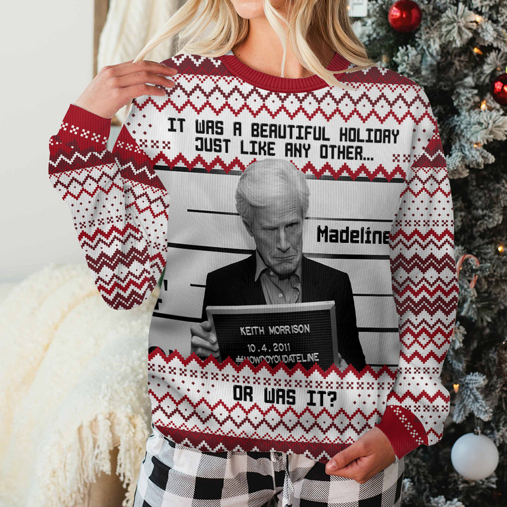 Personalized Holiday Ugly Sweater Custom Name Gift Idea Ugly Sweater GradoCreations