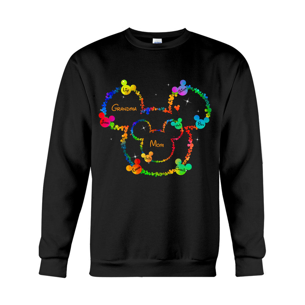 Personalized Mom Grandma Mouse T-shirt & Hoodie Gift for Mother's Day T-shirt & Hoodie GradoCreations