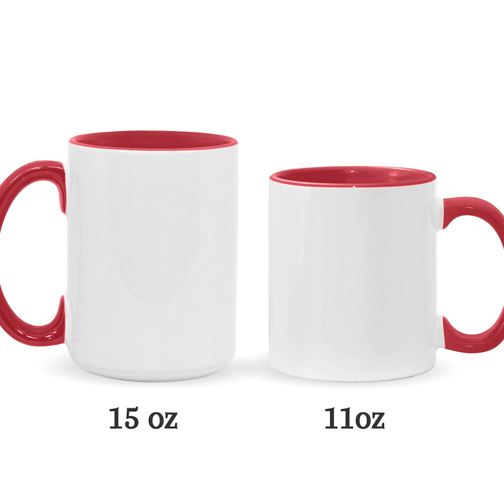Personalized Nightmare Accent Mug for Couples | Custom Name Gift Accent Mug GradoCreations