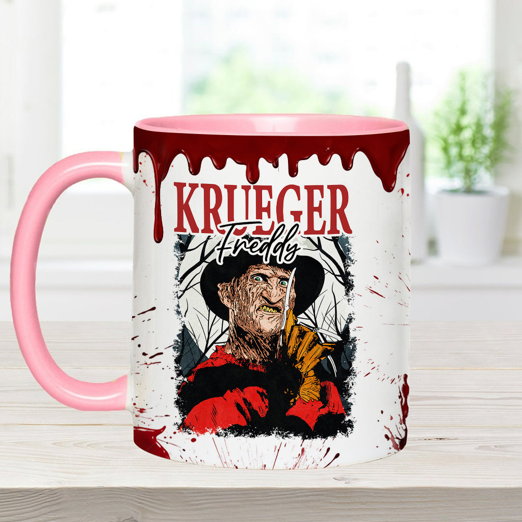 Personalized Halloween Horror Characters Accent Mug Gift Accent Mug GradoCreations