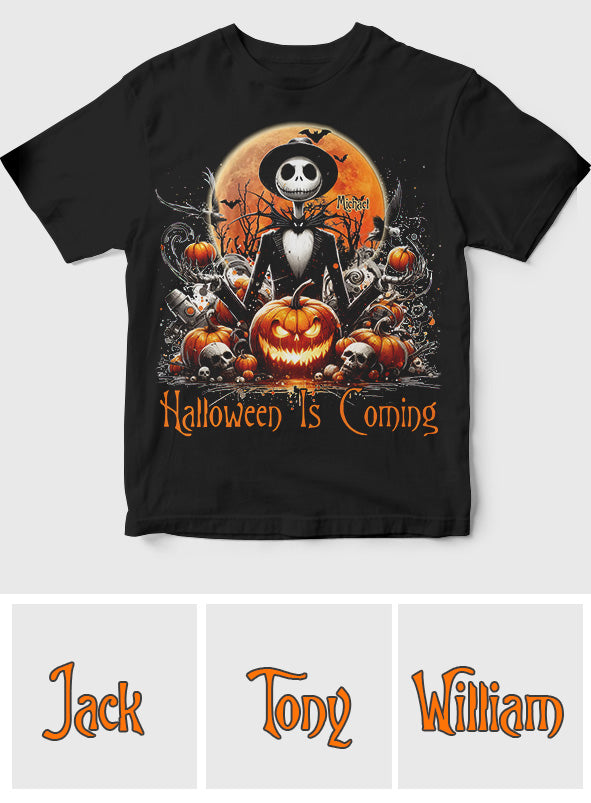 Personalized Halloween T-shirt & Hoodie with Spooky Design T-shirt & Hoodie GradoCreations