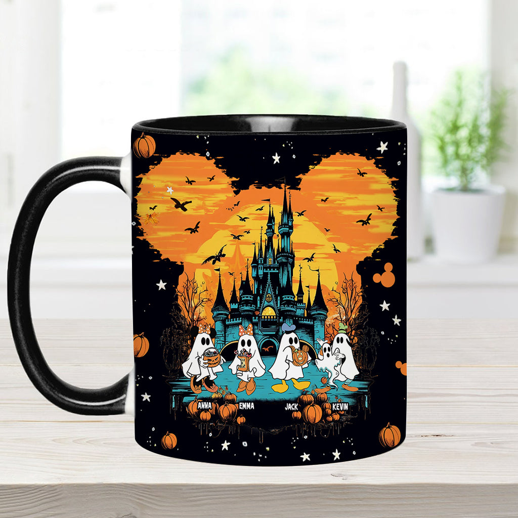 Personalized Halloween Mug for Grandma Custom Name Boo Crew Gift Accent Mug GradoCreations